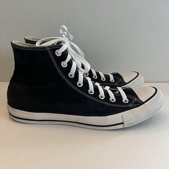 Converse Shoes - Converse All Star Chuck Taylor High Shoes Womens 13 Black Canvas Grunge Sneakers